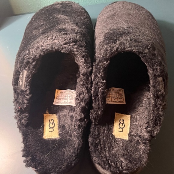 Ugg Fuzz Sugar Slide Black size 9 - Picture 9 of 12